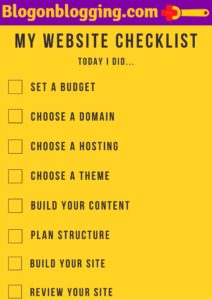 Website Checklist
